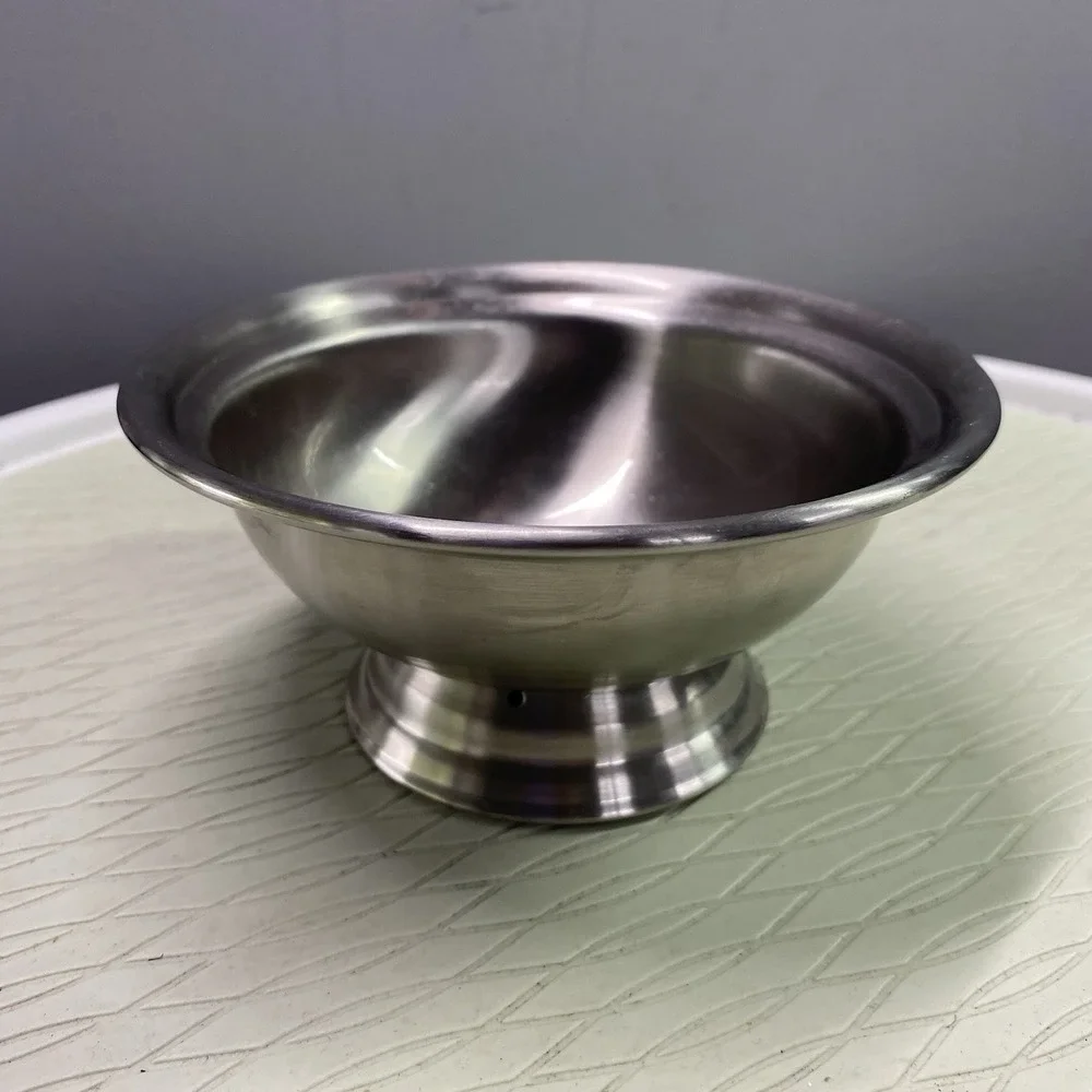 Oneida Stainless‎ Steel Trinket Bowl, Footed, 6